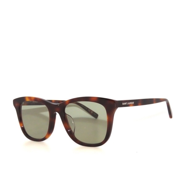 Saint Laurent Palace SL587K 587 002 Havana Green Sunglasses - Picture 1 of 5
